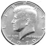 1970 S PROOF SILVER KENNEDY HALF DOLLAR