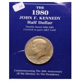 1980 GOLD PLATED HALF DOLLAR