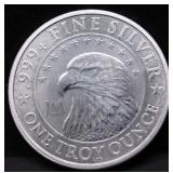 1 OZ .999 SILVER ROUND