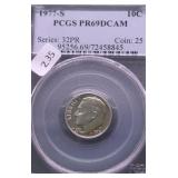 1977 S PCGS PF69DC ROOSEVELT DIME