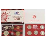 2001 SILVER PROOF SET