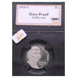 2010 S GEM PROOF JEFFERSON NICKEL