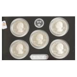2012 S SILVER PROOF QUARTER SET