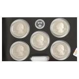 2011 S SILVER PROOF QUARTER SET