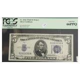PCGS MS66 PPQ 1934 D SILVER CERTIFICATE