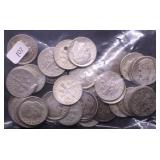35 SILVER DIMES