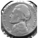 1943 S SILVER WAR NICKEL