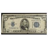 5 DOLLAR SILVER CERTIFICATE VF