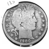 1900 S BARBER HALF DOLLAR G