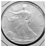 2000 SILVER EAGLE GEM