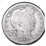 1912 D BARBER HALF DOLLAR G