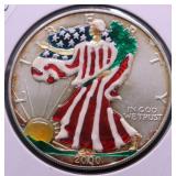 2000 COLORIZED SILVER EAGLE