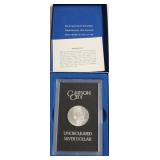 1884 CC CHOICE BU GSA MORGAN DOLLAR W BOX PAPERS