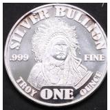 1 OZ .999 SILVER ROUND