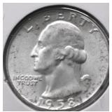 1958 GEM BU WASHINGTON QUARTER