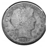 1910 BARBER HALF DOLLAR  G