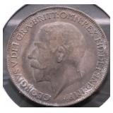 1911 G BRIT HALF PENNY XF