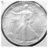 1986 SILVER EAGLE GEM