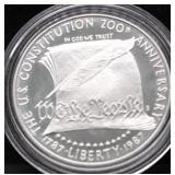 PROOF CONSTITUTION SILVER DOLLAR