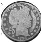 1897 BARBER HALF DOLLAR G