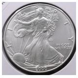 2000 SILVER EAGLE GEM