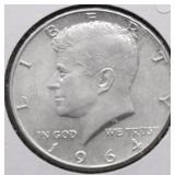 1964 GEM BU KENNEDY HALF DOLLAR