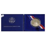 PROOF ELLIS ISLAND HALF DOLLAR W BOX PAPERS