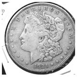 1921 MORGAN DOLLAR XF