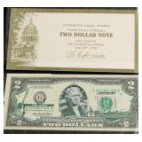 TENNESSEE 2 $ FEDERAL RESERVE NOTE W CASE