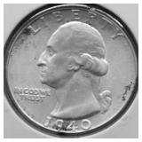 1940 GEM BU WASHINGTON QUARTER
