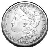 1885 MORGAN DOLLAR VF