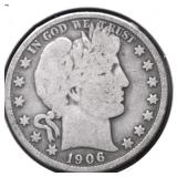1909 O  BARBER HALF DOLLAR VG