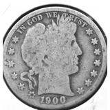 1900 S BARBER HALF DOLLAR G