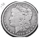 1900 MORGAN DOLLAR F