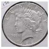 1926 S PEACE DOLLAR VF