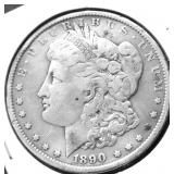 1890 MORGAN DOLLAR F