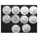 10 40 % SILVER HALF DOLLARS
