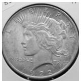 1922 PEACE DOLLAR XF