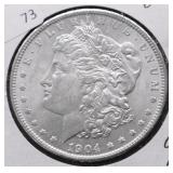 1904 O CHOICE  BU MORGAN DOLLAR