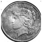 1924 PEACE DOLLAR XF