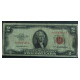 TWO DOLLAR US LEGAL TENDER VF