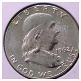 1962 PROOF FRANKLIN HALF DOLLAR