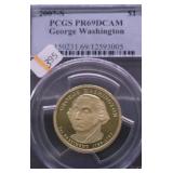 2007 S PCGS PF69DC PRESIDENT DOLLAR