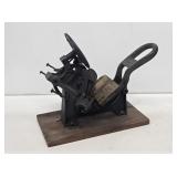Early Excelsior Cast Iron Table Top Printing Press