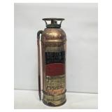Copper Fire Extinguisher with Brass Tag