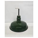 16" Green Porcelain Industrial Light