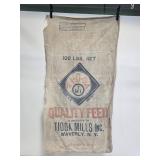 Tioga Quality Feeds Canvas Bag