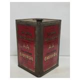 Baker Castor Oil Advertising Tin