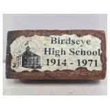 Birdseye, IN High School Souvenir Brick