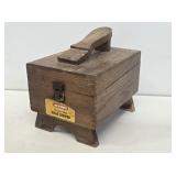 Wooden Kiwi Shoe Shine Box